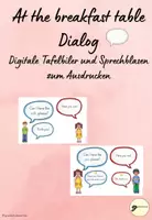 Vorschau - Präsentationen/Tafelbilder - At the breakfast table - Dialogisches Sprechen - Deckblatt