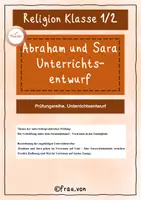 Vorschau - Stundenentwürfe - Materialpaket „Abraham und Sara – Vertrauen in Gottes Verheißung“ - Seite 1