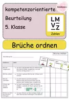 Vorschau - Unterrichtsreihen - Materialpaket Brüche 5. Klasse Arbeitsblätter, Spiele und mehr - Seite 1