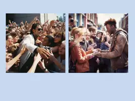 Vorschau - Unterrichtsreihen - Speaking test Abschlussprüfung celebrities and fashion - Deckblatt