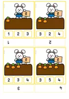Vorschau - Arbeitsblätter - Mathe Klammerkarten, ZR 10, Vorschule, Klasse 1, Fördermaterial - Seite 1