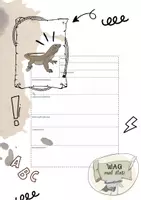 Vorschau - Arbeitsblätter - Steckbrief zur Tierbeschreibung/ Sachtexte untersuchen - Deckblatt