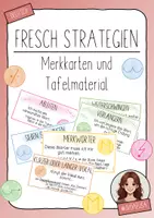Vorschau - Poster - FRESCH Rechtschreibstrategien - Merkkarten und Tafelmaterial - Deckblatt
