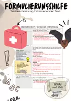 Vorschau - Arbeitsblätter - Formulierungshilfen - Tierbeschreibung/informierender Text - Deckblatt