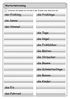 Vorschau - Unterrichtsreihen - Frühling_Unterrichtseinheit zur Diktatvorbereitung - Seite 3