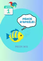 anteprima - Audio - Minibook PESCE D'APRILE! - Mindfulness e pixel art - Pagina di copertina