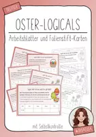 Vorschau - Arbeitsblätter - Oster-Logicals - Arbeitsblätter und Folienstift-Karten - Deckblatt