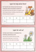 Vorschau - Arbeitsblätter - Oster-Logicals - Arbeitsblätter und Folienstift-Karten - Seite 3