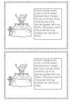 Vorschau - Arbeitsblätter - Daily routine - Read, draw and colour - Seite 3