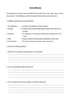 Vorschau - Arbeitsblätter - South Africa - social differences - Deckblatt