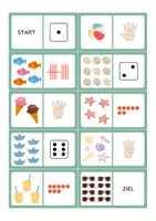Vorschau - Spiele - 3 sommerliche Mathe-Dominos im Zahlenraum 10 - Seite 2