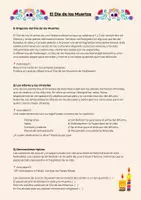 Vista previa - Hojas de trabajo - ELE El Día de los muertos - página 1