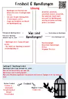 Vorschau - Arbeitsblätter - Handlungsfreiheit / Video / Oberstufe - Seite 1