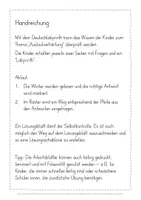 Vorschau - Stundenentwürfe - Deutschlabyrinth Auslautverhärtung Substantive gk Verlängern FRESCH - Seite 2