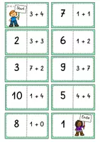 Vorschau - Spiele - Dominos Addition und Subtraktion Zahlenraum 10 - Seite 3