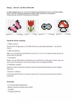 Vorschau - Arbeitsblätter - Pixel-Art im Kunstunterricht- Arbeitsblatt - Seite 1