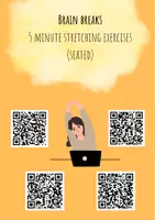 Vorschau - Arbeitsblätter - brain breaks seated, warm-ups,Stretchübungen für zwischendurch, kurze Pause, bewegte Pause im Sitzen, auf Englisch - Seite 3