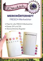 Vorschau - Fördermaterial/Inklusion - Merkwörter Heft - Deckblatt