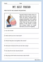 Vista previa - Hojas de trabajo - READING COMPREHENSION DOSSIER CICLO MEDIO - página 3