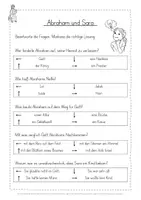 Vorschau - Spiele - Abraham und Sara Bibel Labyrinth Quiz Test Religion - Seite 3