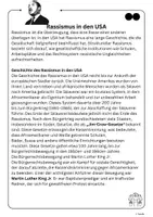 Vorschau - Arbeitsblätter - Rassismus in den USA - Leseverständnis - Seite 1