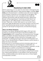 Vorschau - Arbeitsblätter - Rassismus in den USA - Leseverständnis - Seite 2
