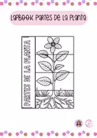 Vista previa - Hojas de trabajo - Lapbook Partes de la Planta - Material colaborativo - Portada