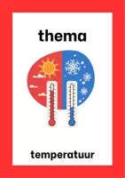 Voorbeeld - Meten en metend rekenen - werkboekje temperatuur - Voorblad