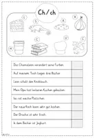 Vorschau - Arbeitsblätter - Buchstabeneinführung ch | Lesespur Klasse 1 + 2 - Seite 3