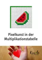 Vorschau - Arbeitsblätter - Pixelkunst in der Multiplikationstabelle – Großes 1x1 - Deckblatt
