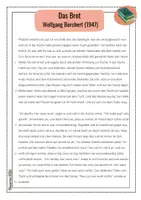 Vorschau - Arbeitsblätter - Kurzgeschichte "Das Brot" - Geheft & interactive | Deutsch | - Seite 2
