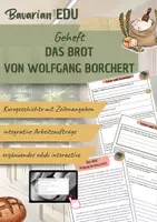 Vorschau - Arbeitsblätter - Kurzgeschichte "Das Brot" - Geheft & interactive | Deutsch | - Deckblatt