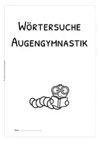 Vorschau - Arbeitsblätter - Wörtersuche – Augengymnastik für Leseanfänger und LRS-Kinder - Seite 3