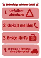 Vorschau - Arbeitsblätter - Unfall - Reihenfolge ordnen - Deckblatt
