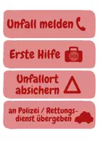 Vorschau - Arbeitsblätter - Unfall - Reihenfolge ordnen - Seite 1