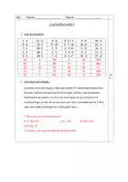 Vorschau - Arbeitsblätter - LZK / Test zum Einmaleins, Punkt vor Strich, Rechnen mit Geld in Gruppen A und B aufgeteilt - mit Lösung! - Seite 2
