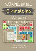 Vorschau - Arbeitsblätter - Spiel: Einmaleins automatisieren - Die 5er-Reihe - Deckblatt