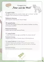 Vorschau - Arbeitsblätter - Peter und der Wolf - Klanggeschichte zum Mitmachen - Seite 3