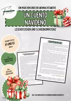 Vorschau - Arbeitsblätter - Cuento navideño - Weihnachtsgeschichte zum fertig schreiben - Deckblatt