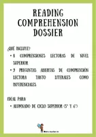 Vista previa - Hojas de trabajo - READING COMPREHENSION CICLO SUPERIOR - página 1
