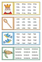 Vorschau - Arbeitsblätter - Pseudowörter (Quatschwörter) vs. echte Wörter: Wörter mit Öö - Seite 1