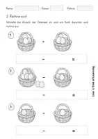 Vorschau - Arbeitsblätter - Materialpaket Fit im Zahlenraum 10 - Ostern - Seite 3
