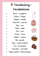 anteprima - Esercizi - Risorsa Easter (Storia in inglese = Attività) - Pagina 2