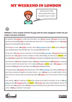 Aperçu - Feuilles d'exercices - MY WEEKEND IN LONDON – Worksheet (Past Simple & Continuous) - Page 3