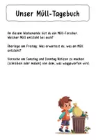 Vorschau - Aufgabenkarten - Handlungsorientiertes Projekt Thema Müll - Seite 3