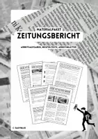 Vorschau - Stundenentwürfe - Unterrichtsmaterial: Zeitungsberichte verfassen - Deckblatt