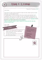 Vorschau - Arbeitsblätter - Materialpaket Brief - Schreibanlässe und Klassenarbeit Deutsch Klasse 3/4 - Seite 1