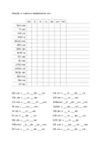 Vorschau - Arbeitsblätter - Längenmaße umwandeln - Deckblatt