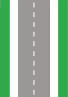 Vorschau - Präsentationen/Tafelbilder - Verkehrserziehung: Verkehrssituationen (Tafelbild mit Kreuzungen und Symbolen) - Seite 1