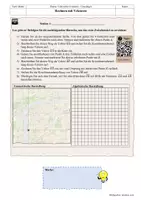 Vorschau - Arbeitsblätter - Einführung in das Rechnen mit Vektoren (Addition, Subtraktion, Multiplikation) - Seite 1